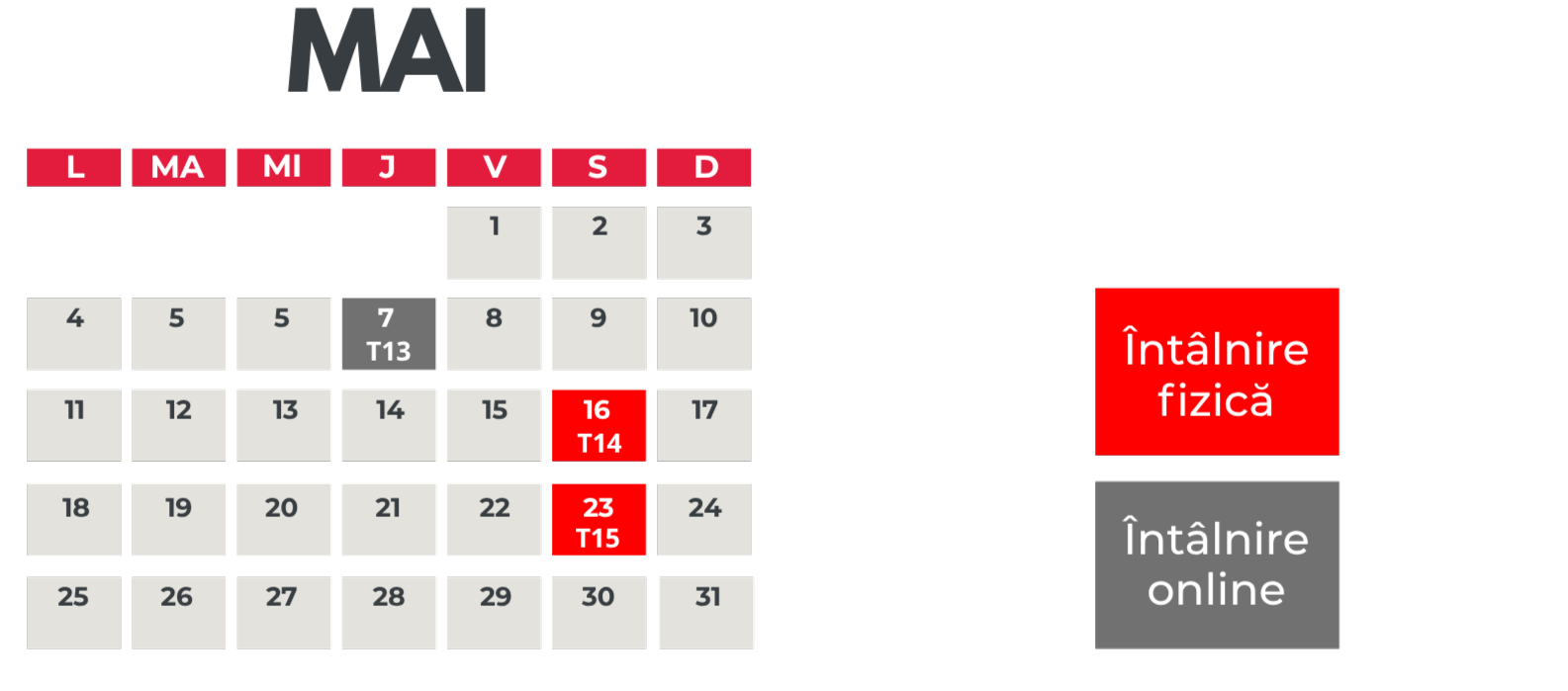 Calendar activități LCDC 2026 - tel3a