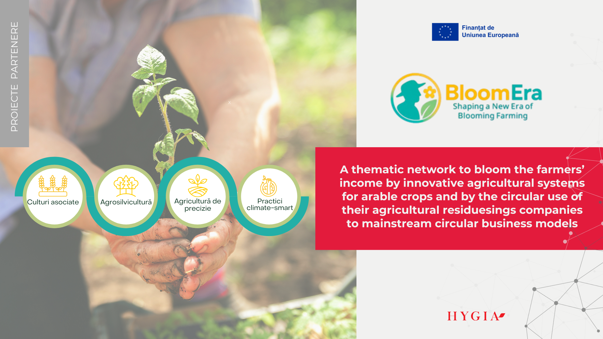 BloomEra – A thematic network to bloom the farmers’ income by innovative agricultural systems for arable crops and by the circular use of their agricultural residues